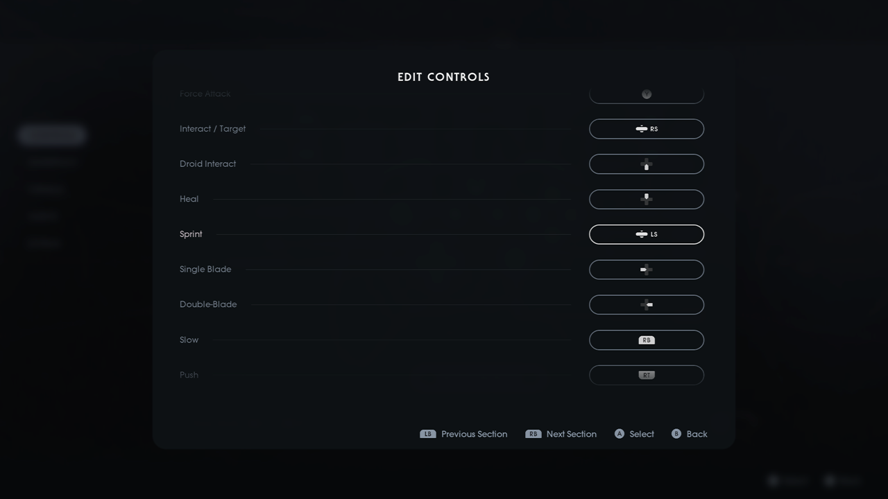 Jedi Fallen Order Controller Settings For Xbox One An Official EA Site