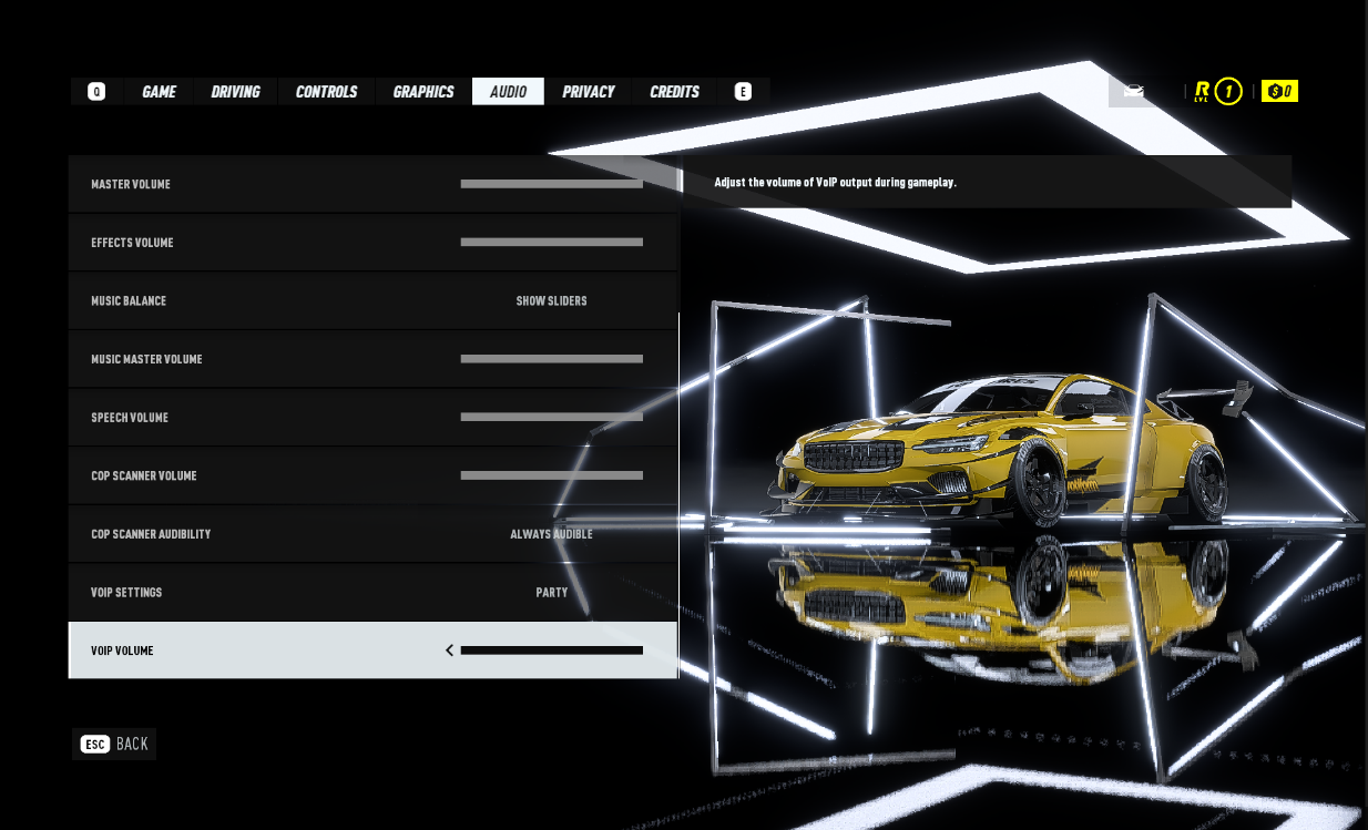 Need For Speed Heat Audio Settings For PC An Official EA Site