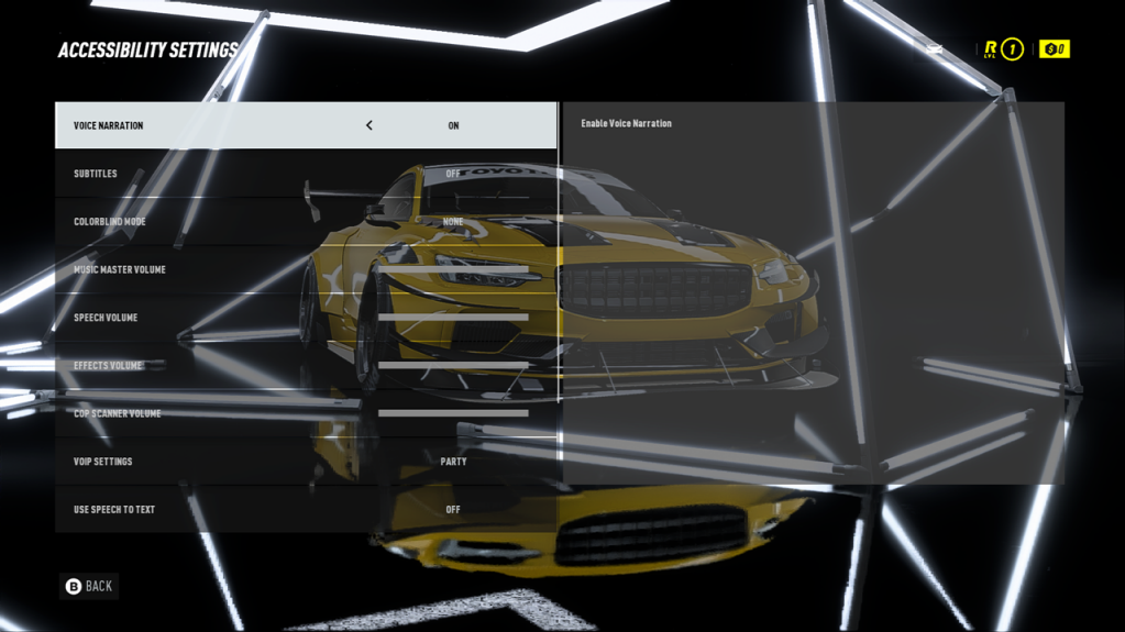 Need for Speed Heat Accessibility Resources For Xbox One An Official