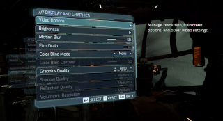 This image shows the Display & Graphics settings below.