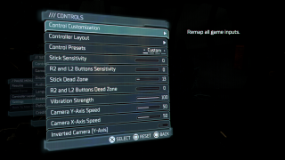 Dead Space Control Settings for PS5 - An Official EA Site