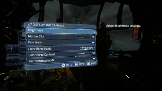 Dead Space Display & Graphics Settings For PS5 - An Official EA Site