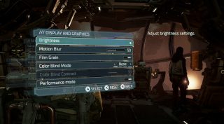 This image shows the Display & Graphics settings below.