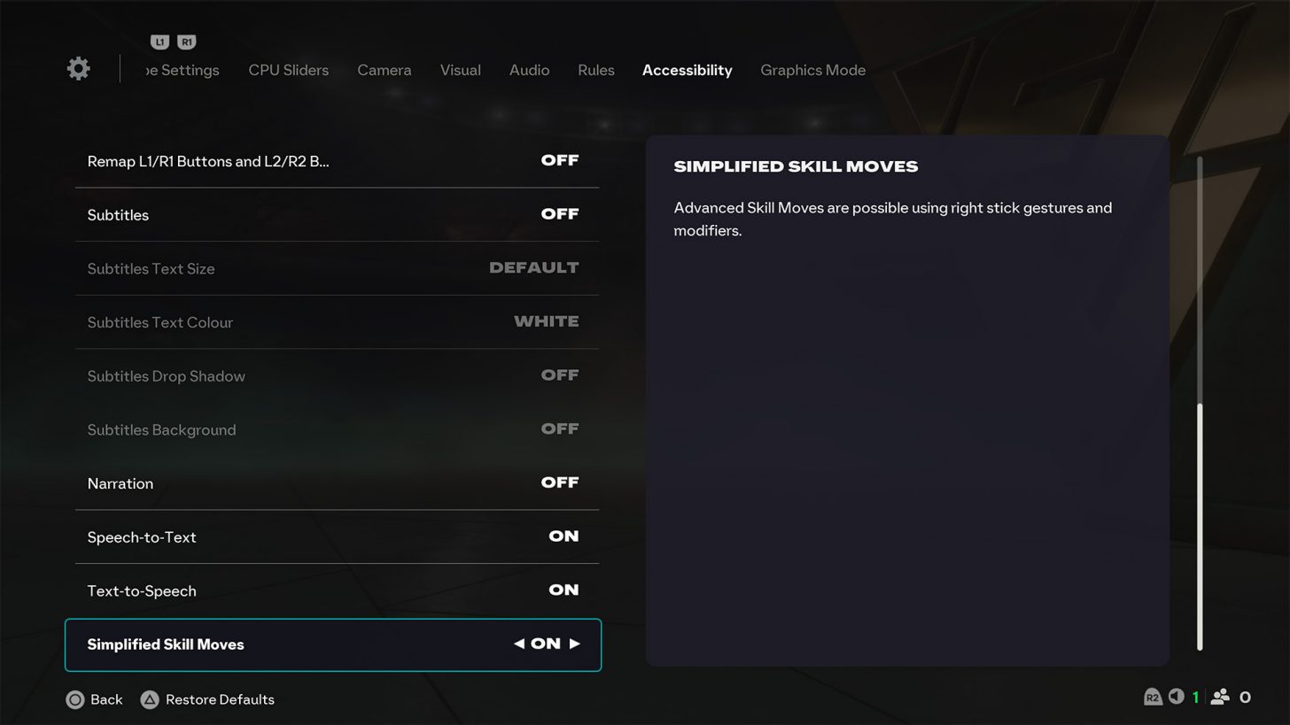 EA SPORTS FC™ 26 Accessibility Resources - An Official EA Site