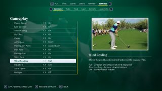 EA Sports PGA Tour Gameplay Settings For PC - An Official EA Site