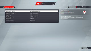 This image shows the lobby options listed below.