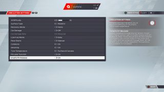 F1® 22 Simulation Settings For PS4 - An Official EA Site