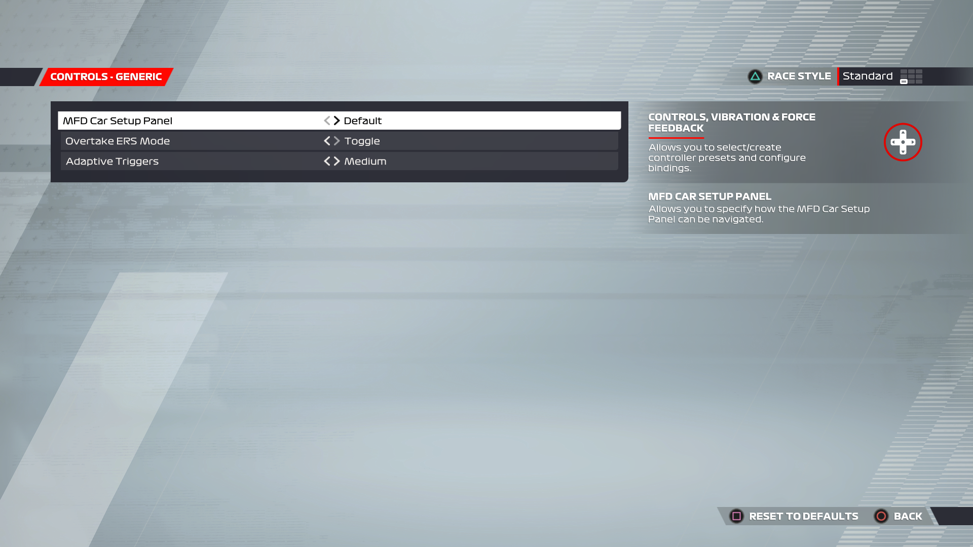 F1® 22 Controls For PS5 - An Official EA Site