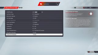 F1® 22 Simulation Settings For PS5 - An Official EA Site