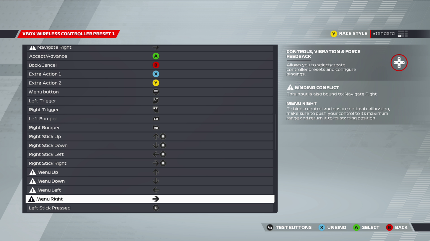 F1® 22 Controls For Xbox One - An Official EA Site