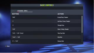 FIFA Keyboard Controls: The main basic controls