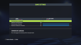 FIFA 22 Game Settings For PC - An Official EA Site