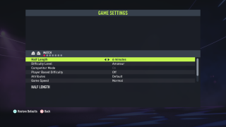 FIFA 22 Game Settings For PS5 - An Official EA Site