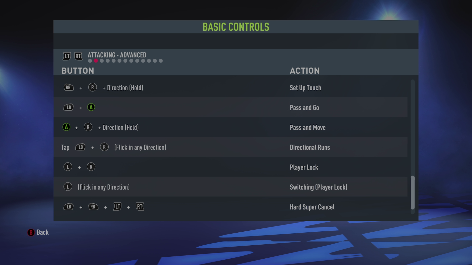 FIFA 22 Basic Controls For Xbox One - An Official EA Site