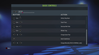 This image shows the basic tactics controls below.