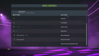 This image shows the basic goalkeeper controls below.