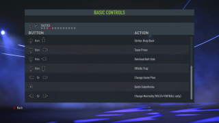 This image shows the basic tactics controls below.