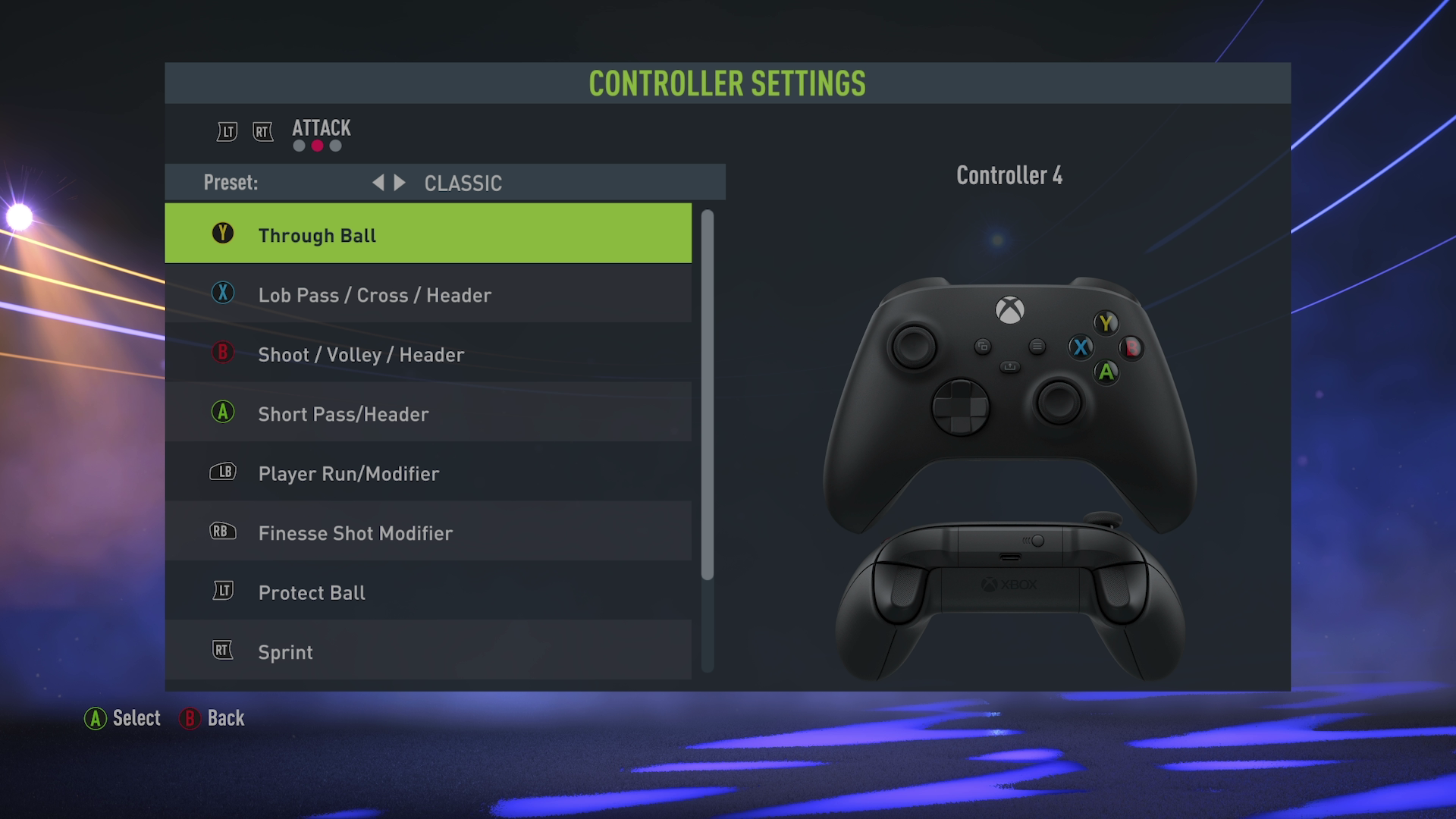 FIFA 22 Customise Controls Settings For Xbox Series X - An Official EA Site