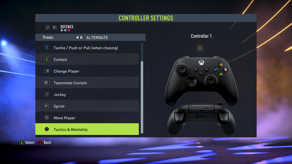 FIFA 22 Customise Controls Settings For Xbox Series X - An Official EA Site