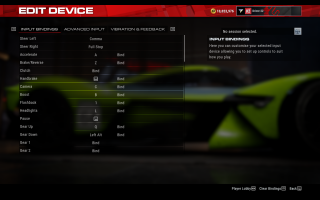This image shows the Controls settings menu. 