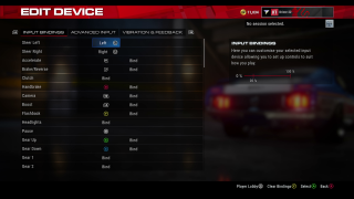 This image shows the Controls settings menu. 