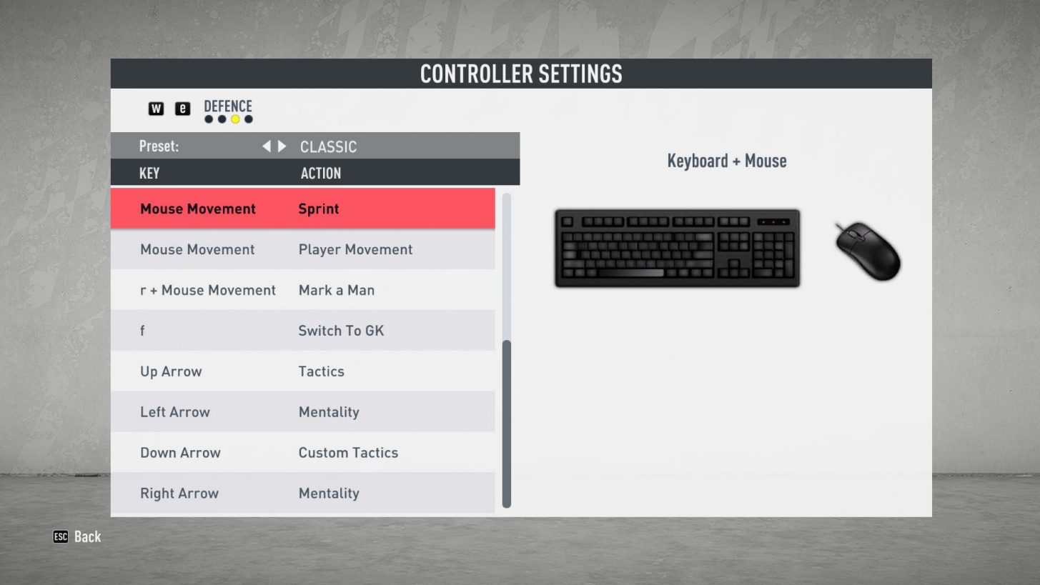 fifa 11 controller settings pc