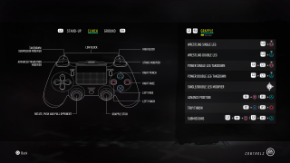 This image shows the control options for Clinch Grapple.