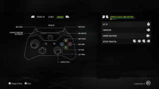 This image shows the control options for Ground Grapple.