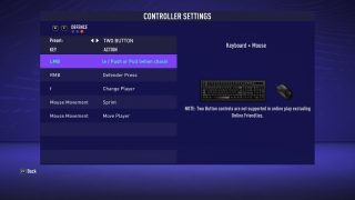 This is a picture of the Defence Two Button controls listed below. 