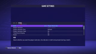 FIFA 21 Game Settings For PC - An Official EA Site