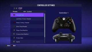 This picture shows the Attack Classic controls listed below.