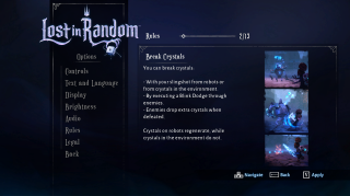 This image shows the Break Crystals instructions below.