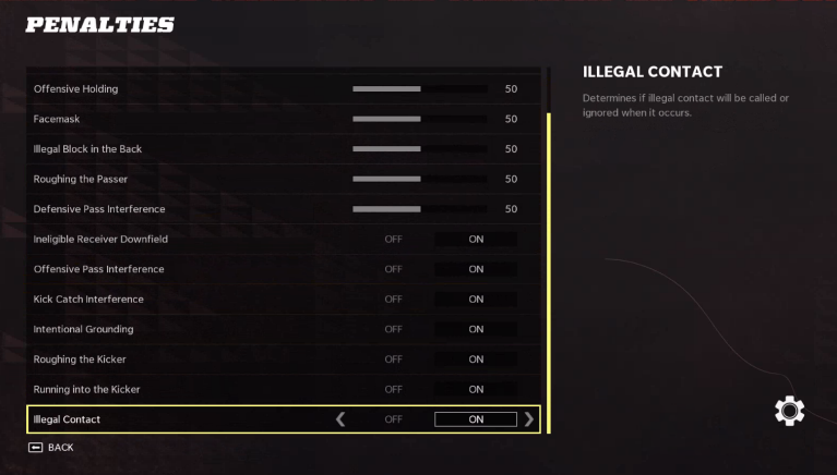 Madden NFL 22 Penalties Settings For PC - An Official EA Site