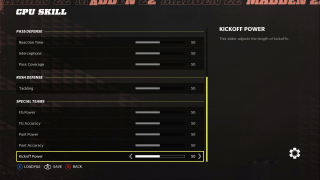 This image shows the CPU Skill settings listed below.