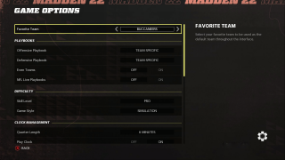This image shows all the Game Options settings listed below.
