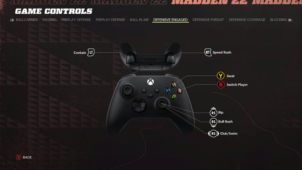 Madden NFL 22 Controls Settings For Xbox Series X - An Official EA Site