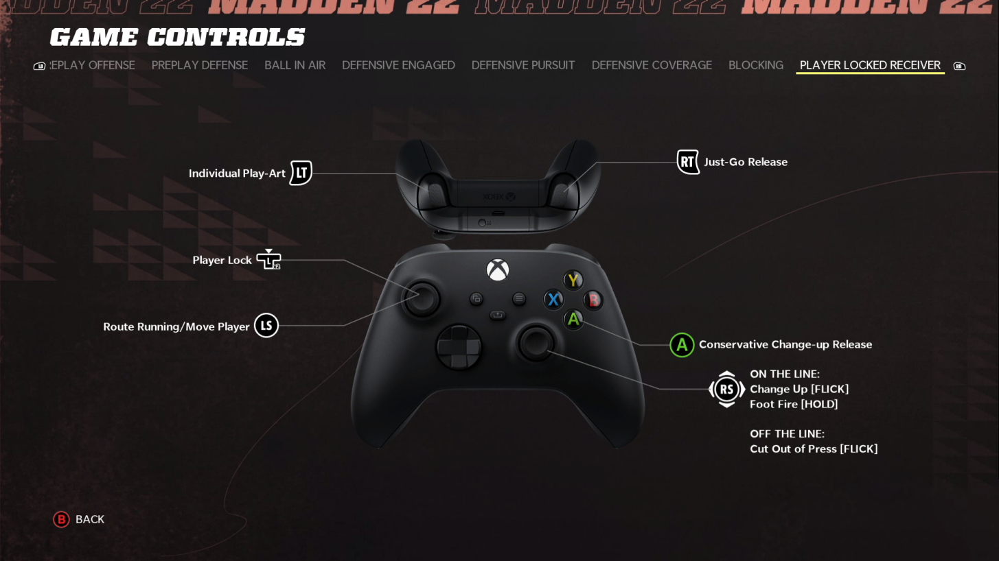 Madden NFL 22 Controls Settings For Xbox Series X An Official EA Site