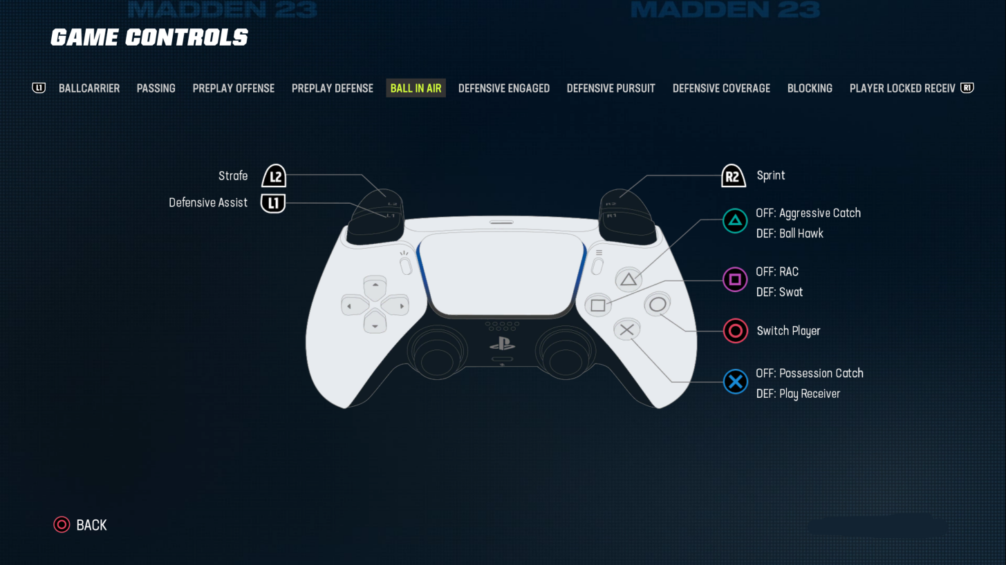 Madden NFL 23 Controls Settings For PS5 An Official EA Site