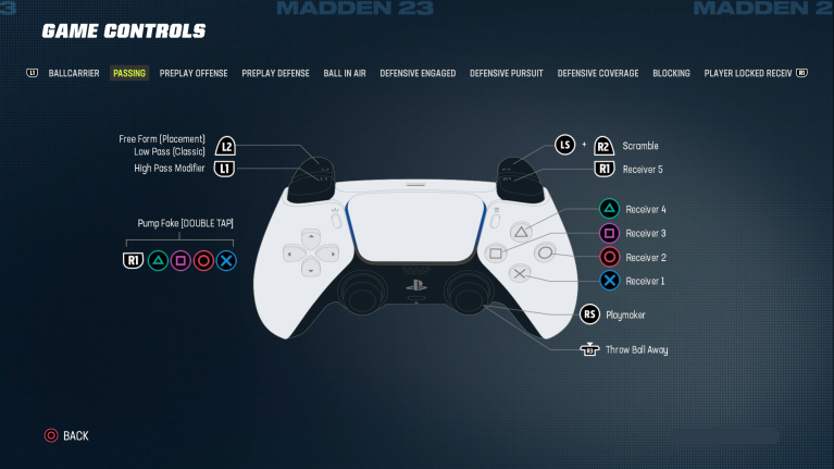 Madden NFL 23 Controls Settings For PS5 - An Official EA Site