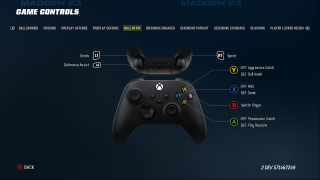 This image shows an image of the Ball in Air game controls. 