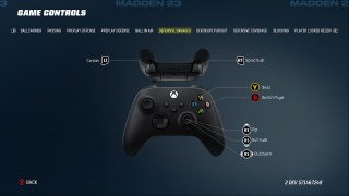 This image shows an image of the Defensive Engaged game controls. 