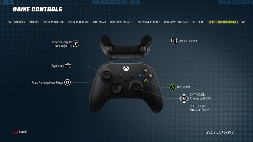 Madden NFL 23 Controls Settings For Xbox Series X An Official EA Site