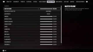 Master Volume Settings in Accessibility