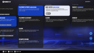 Various gameplay settings under Accessibility