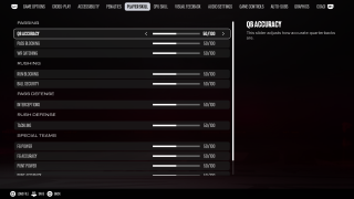QB Accuracy Settings in CPU Skill