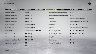 This is a picture of the Offense Controls.