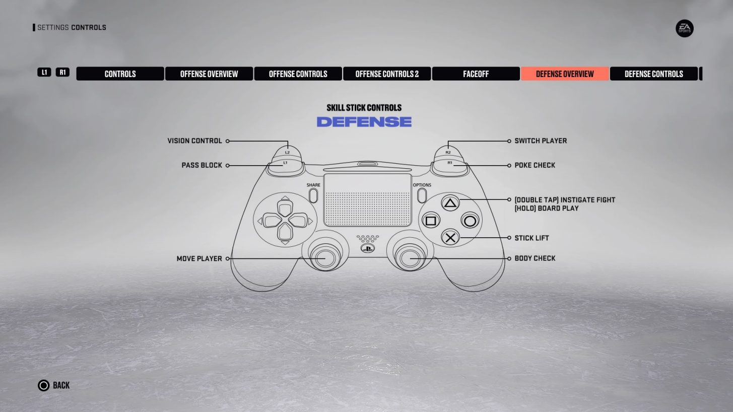 NHL 23 Control Settings for PS4 An Official EA Site