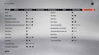 This picture shows the Defense Controls.