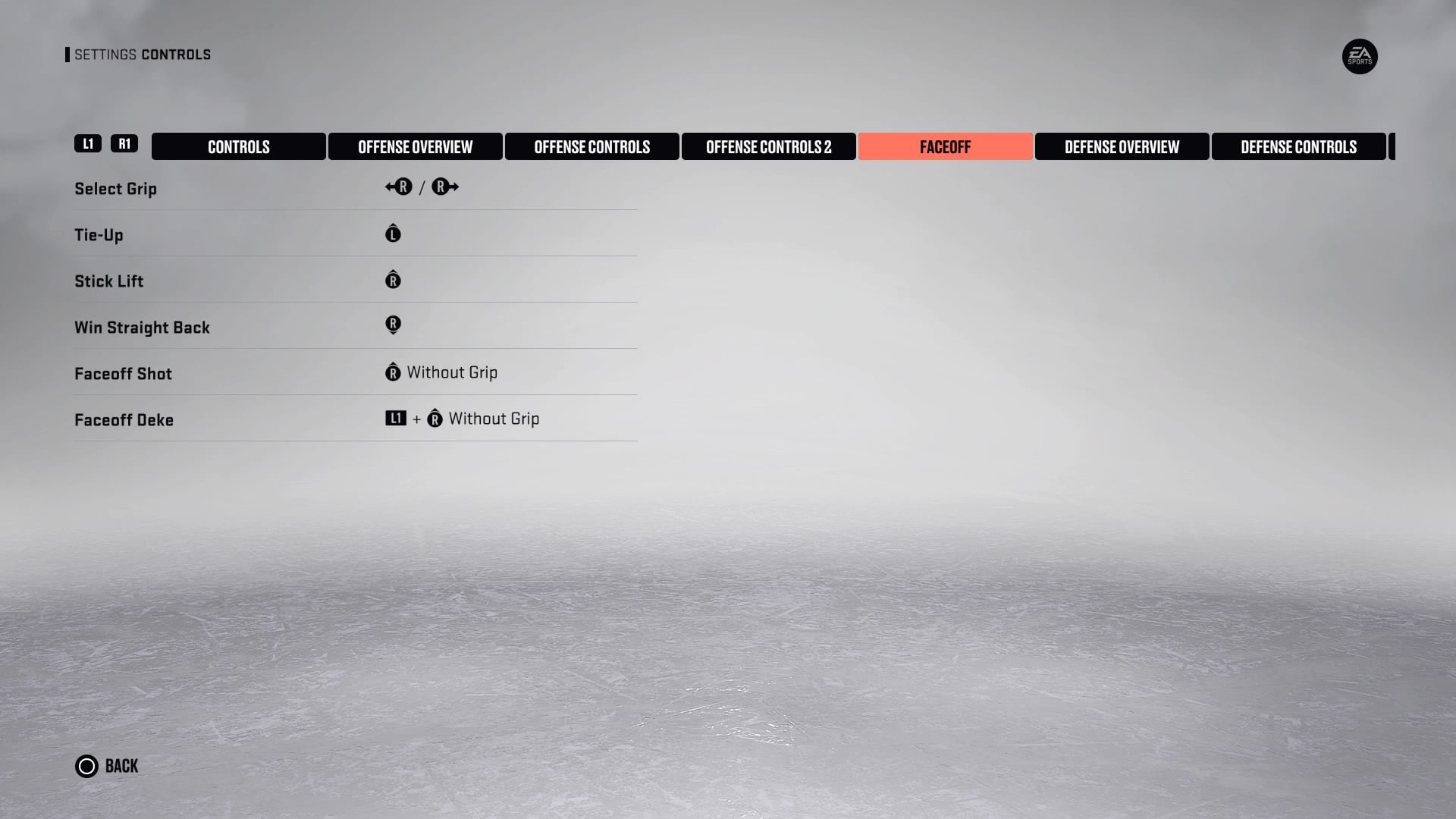 NHL 23 Control Settings for PS5 - An Official EA Site