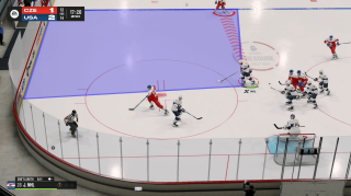 in game screenshot with Visual Assists on Defense